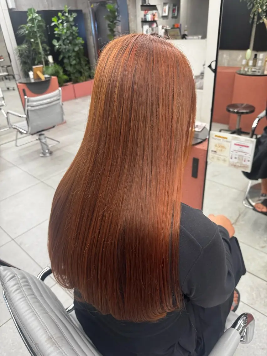 ロング カット ヘアカラー 💎✨艶カラー ✨💎MONAのヘアスタイル