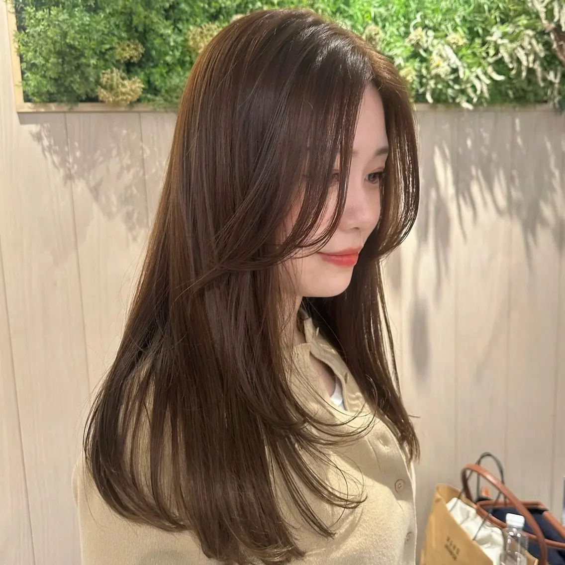 ロング カラー ヘアカラー トリートメント 🌼💛髪質改善× ケアカラー💛クルミのヘアスタイル