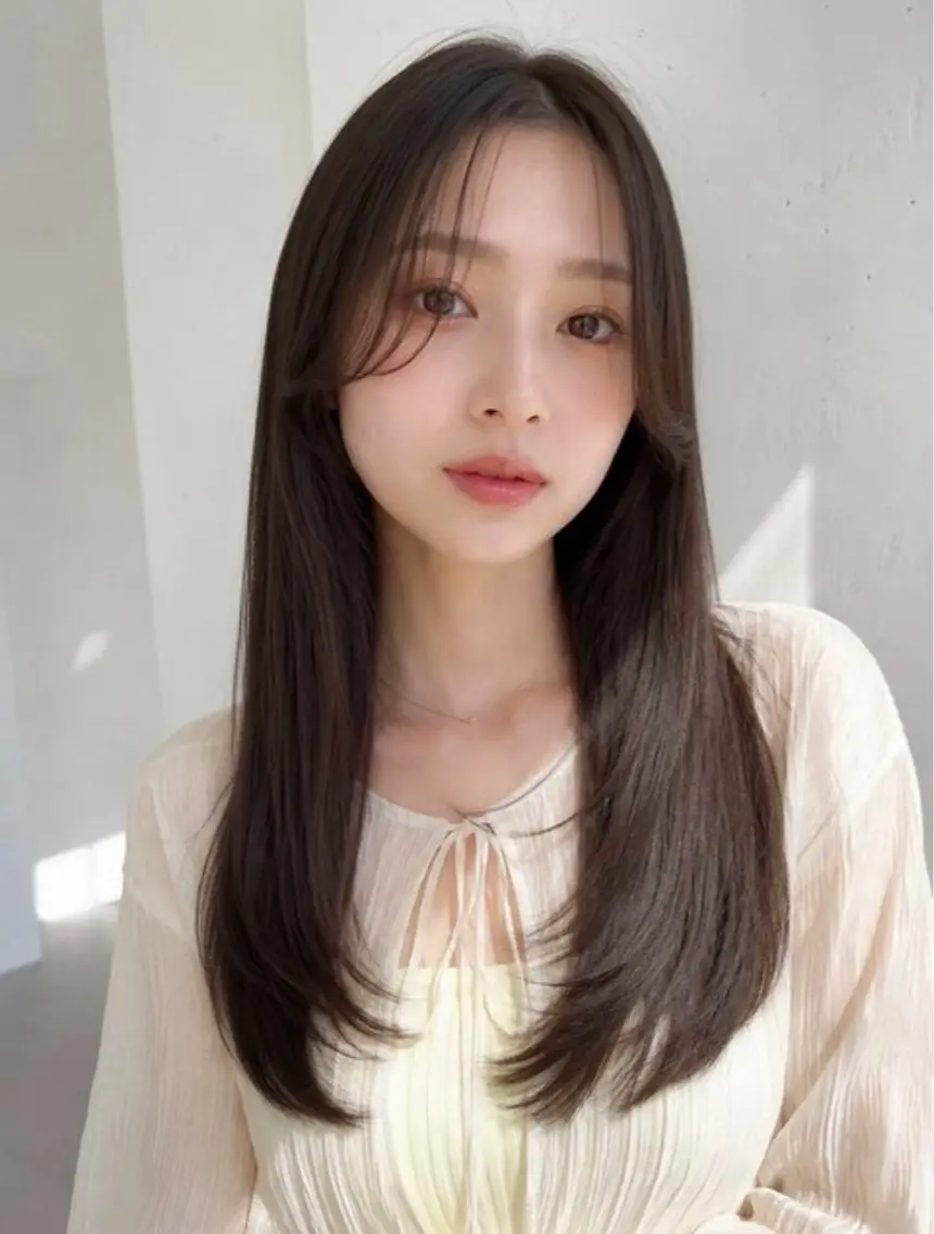 ロング NOA くるみのヘアスタイル