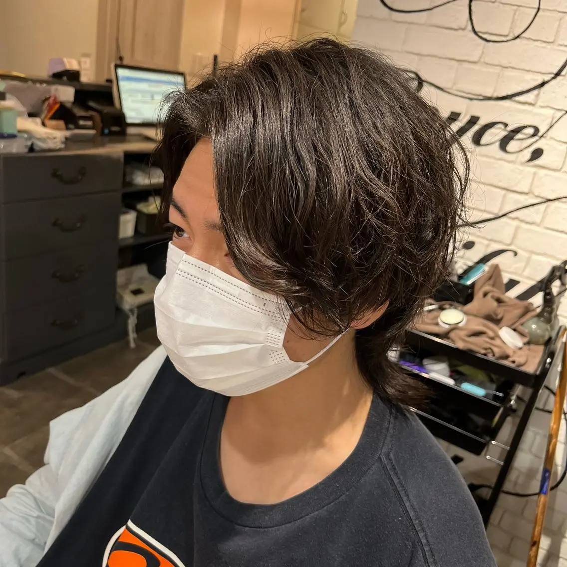 ミディアム メンズ カット 🫟メンズスタイル 特化型マナ🫟のヘアスタイル