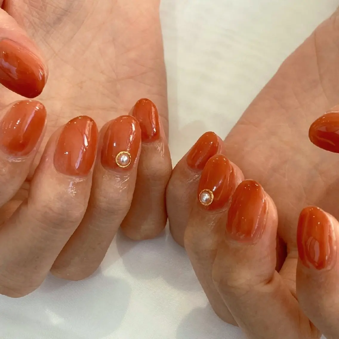 ネイル ワンカラーネイル ハンドネイル felicita fumi🩷のネイルデザイン