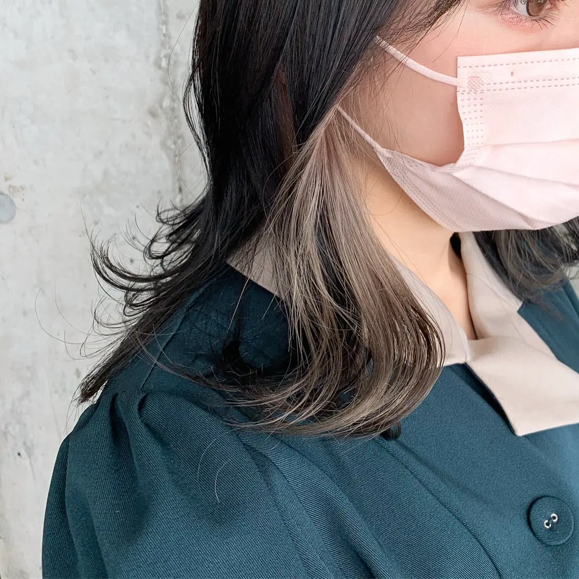 ミディアム カラー ヘアアレンジ ヘアカラー トリートメント ヘアセット レイヤー/髪質改善/ /北 啓吾のヘアスタイル