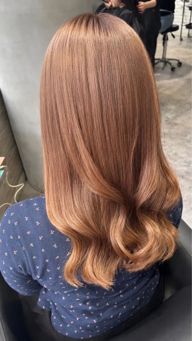 ロング カラー カット ヘアカラー 透明感カラー✨ Marin♡のヘアスタイル
