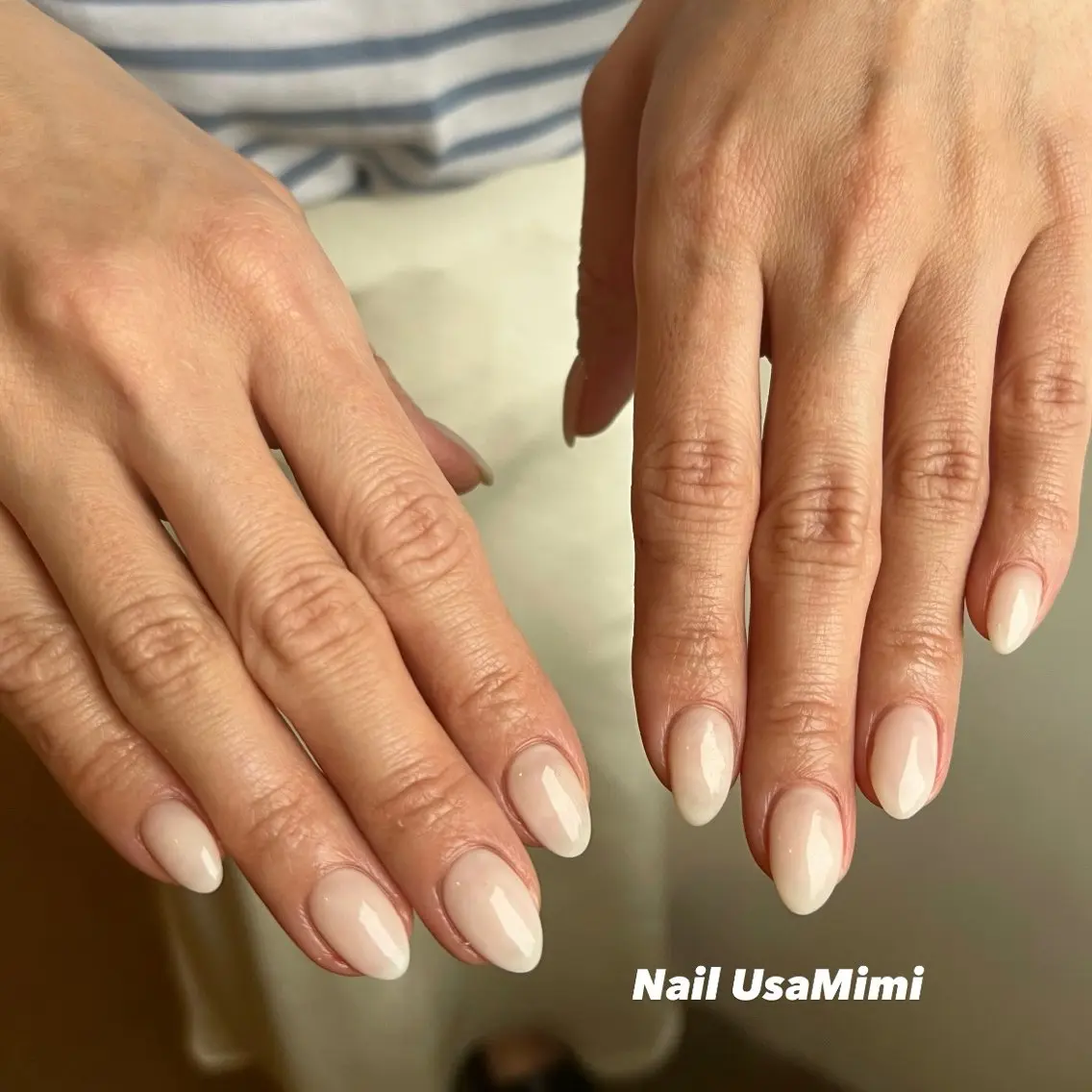 ネイル アートネイル ジェルネイル グラデーション 韓国ネイル ワンカラーネイル ハンドネイル 本町NailUsa Mimi RIKOのネイルデザイン