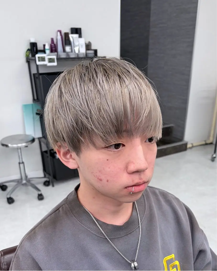 カラー メンズ カット ヘアカラー 👑メンズ/パーマ/ 小島桐弥👑のヘアスタイル