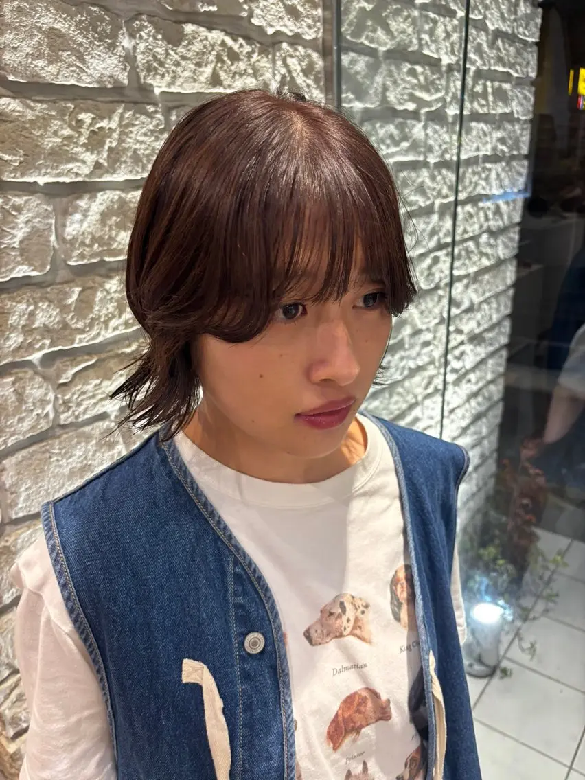 ショート カラー Suzu🪽 大宮美容室のヘアスタイル