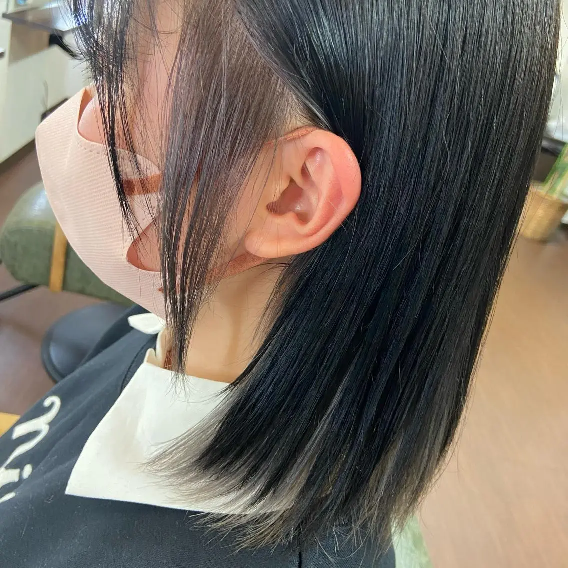 ミディアム カラー インナーカラー 💜推しインナー カラー/菊池柊真💜のヘアスタイル