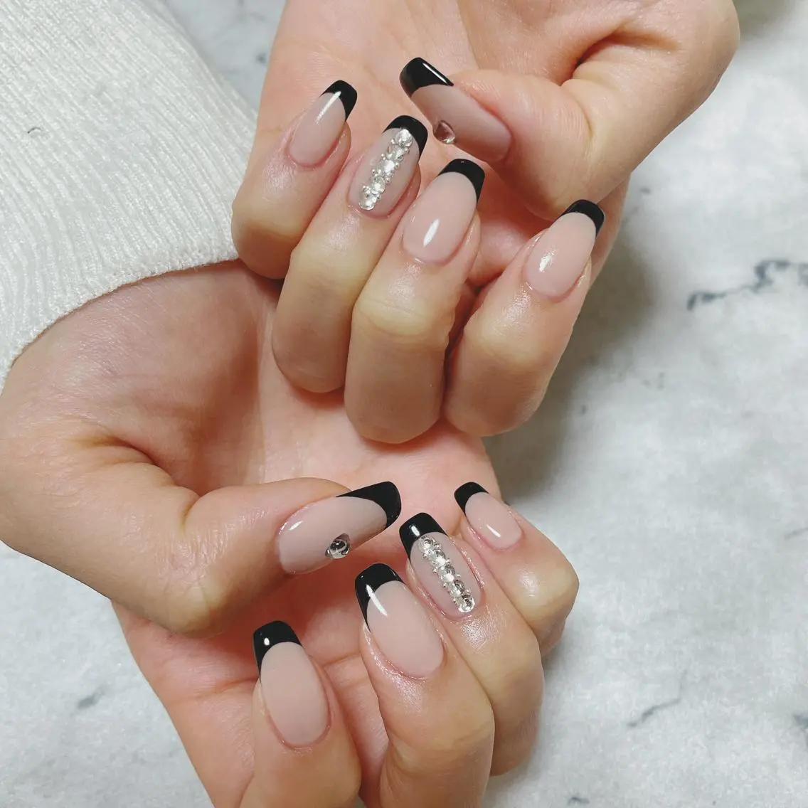 ネイル フレンチネイル Jeremy ♡ HARUKAのネイルデザイン