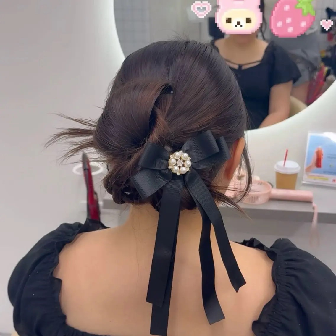 ヘアアレンジ ヘアセット 透明感カラー/アレン ジ/misaki🎀のヘアスタイル