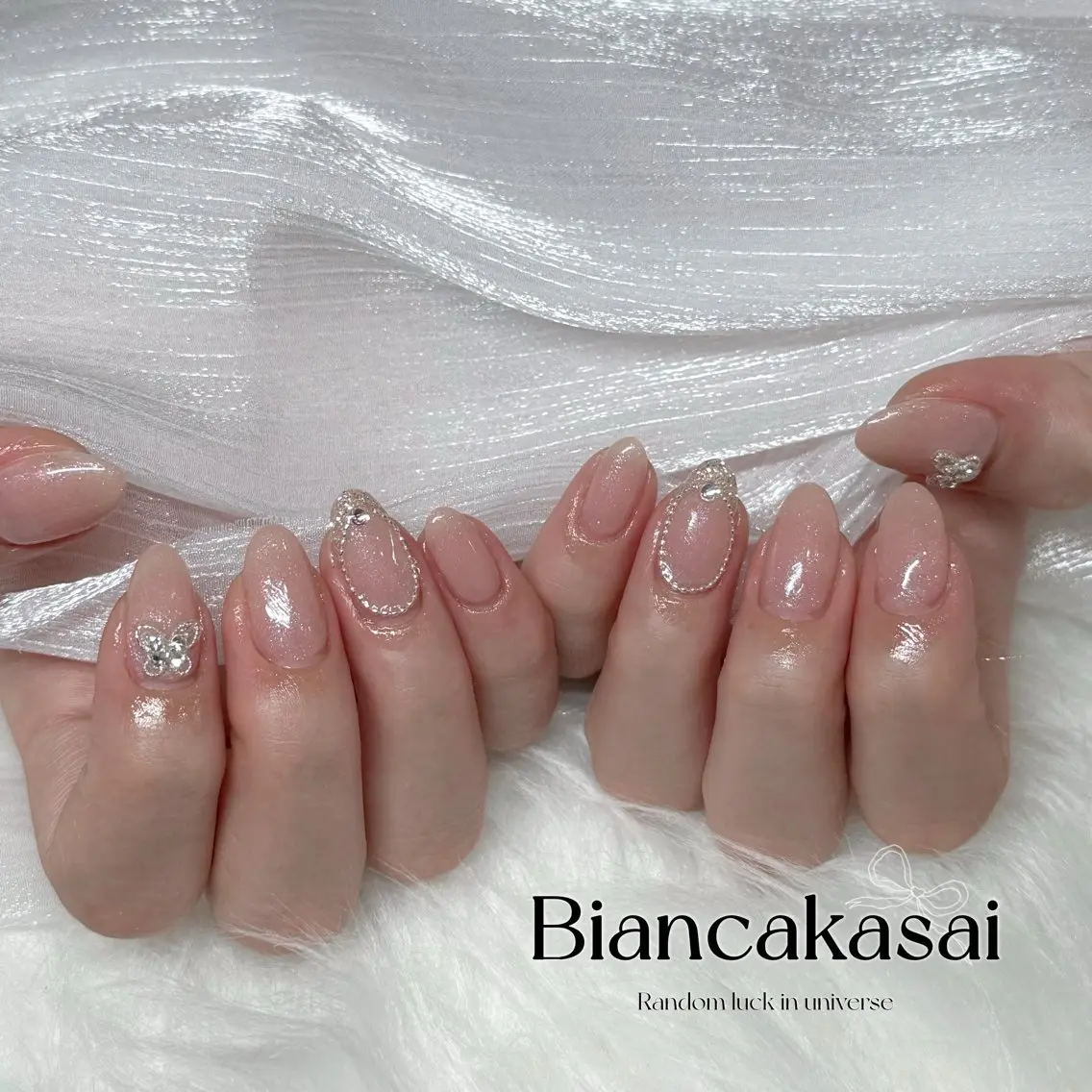 ネイル ハンドネイル Bianca葛西 🍒Hinanoのネイルデザイン