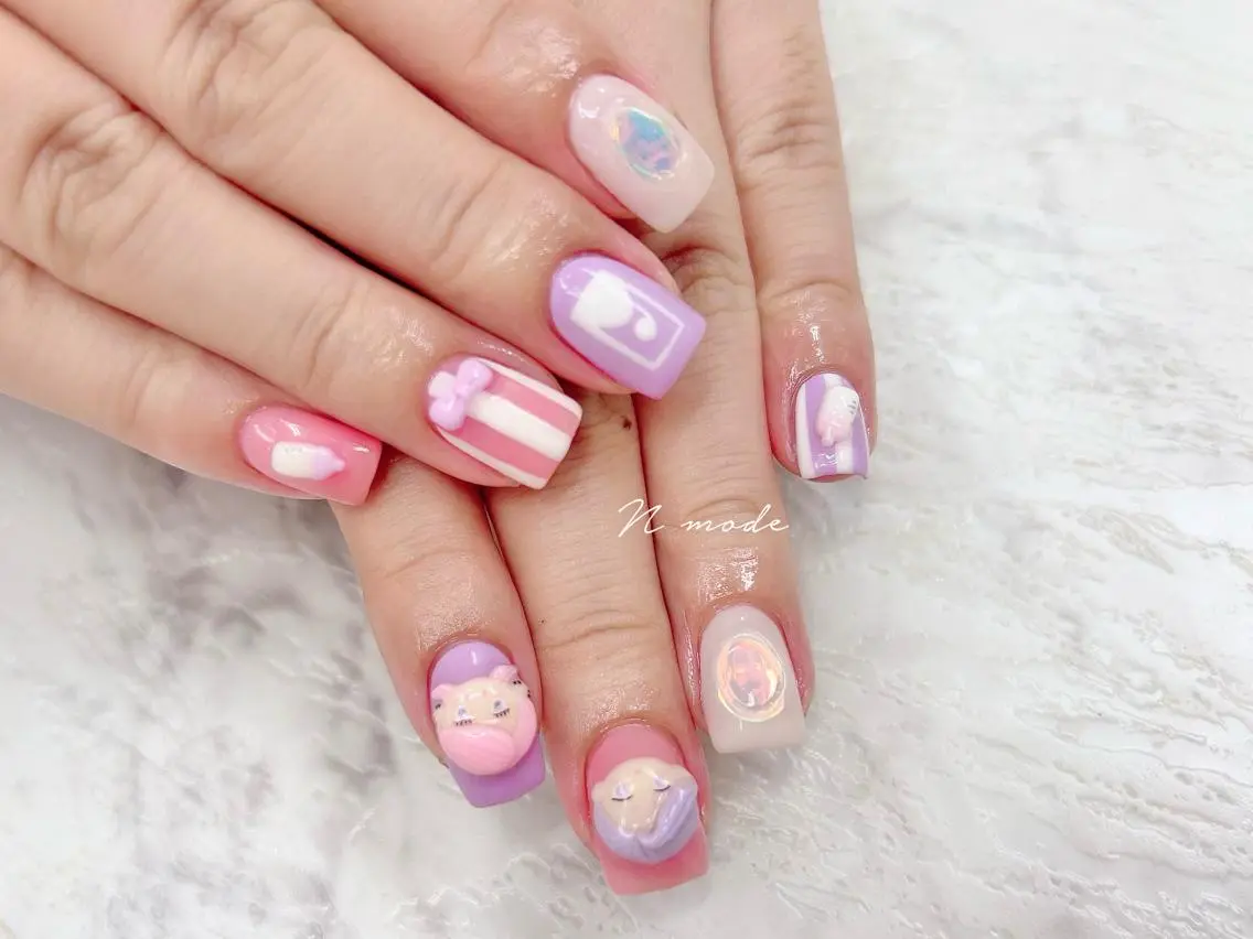 ネイル 持ち込み ハンドネイル NAIL 🎀 AIRIのネイルデザイン