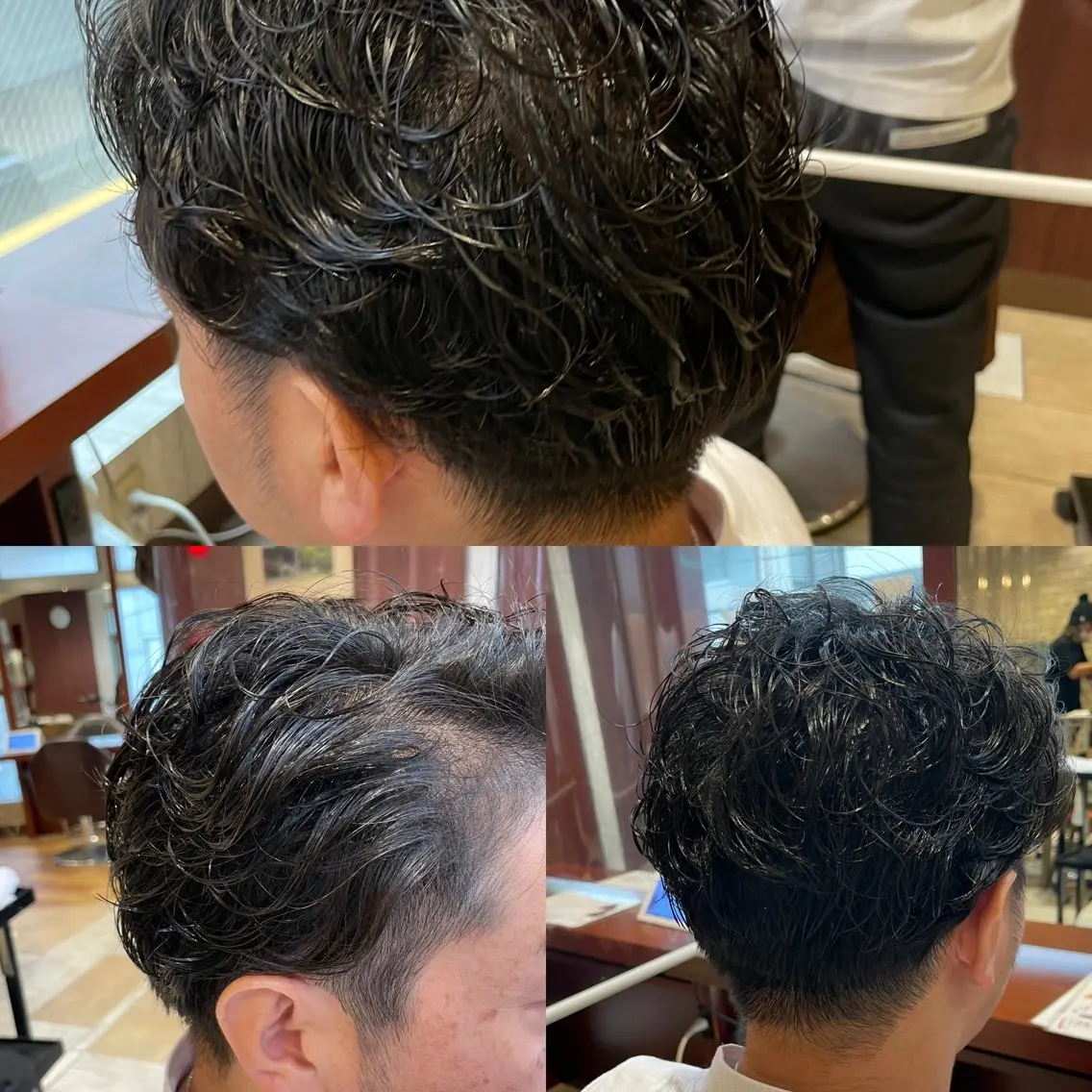 ショート メンズ メンズパーマ カット パーマ トリートメント EARTH菊名店👾 ひらのすぐるのヘアスタイル