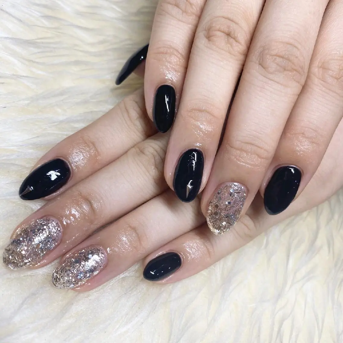 ネイル ラメ(グリッター) Nail&eye Belire 新宿のネイルデザイン