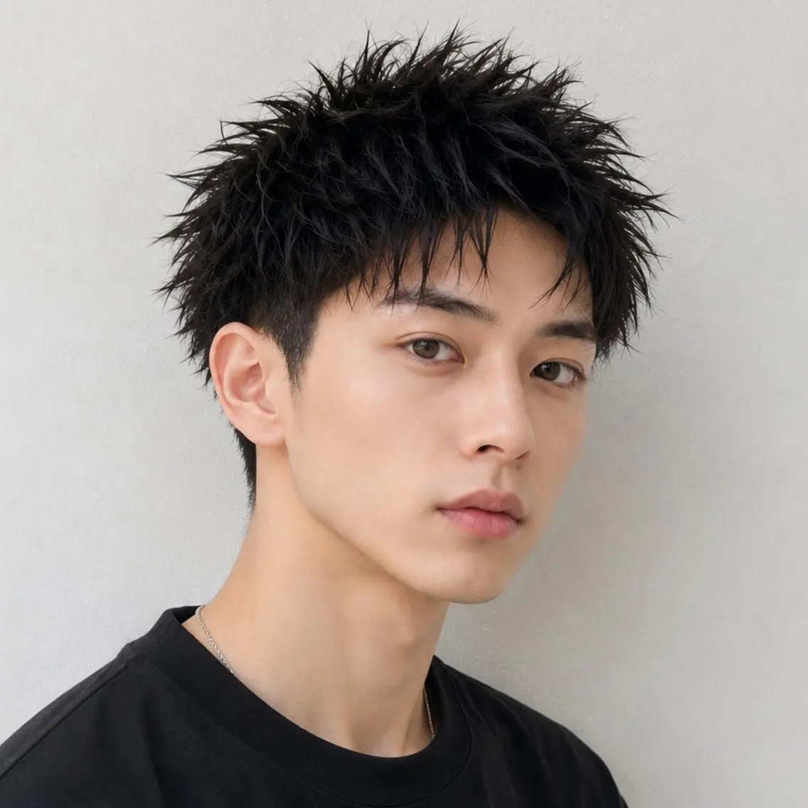 メンズ ショート スパイキーショート ショートヘア カット SOURCE京橋🌟 ヘアケア/艶カラーのヘアスタイル