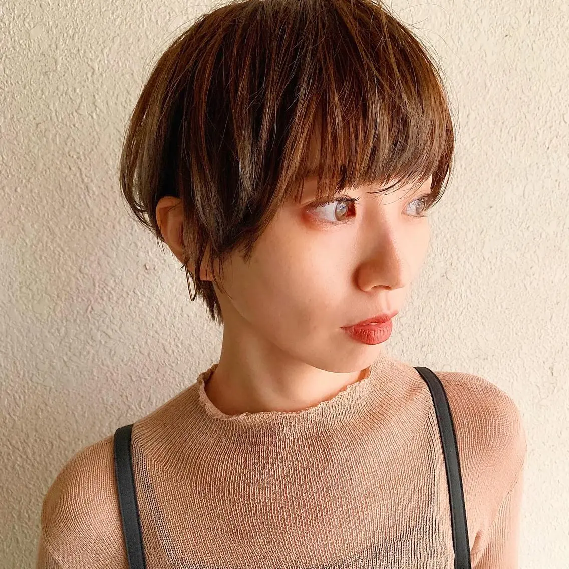 ショート カラー 中川 竜誠のヘアスタイル