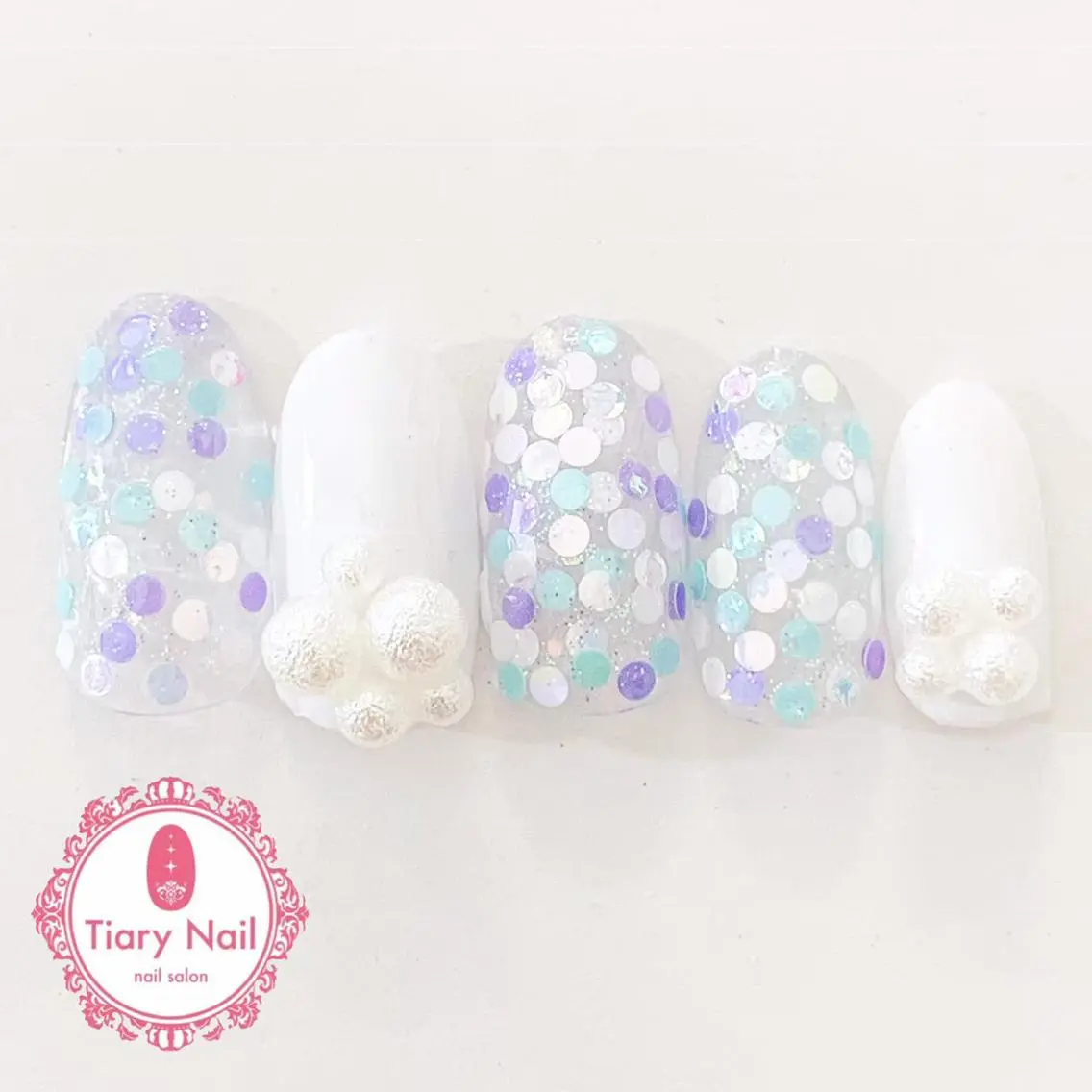 ネイル 桜ネイル 長さ出し オフィスネイル スカルプネイル シンプルネイル 💗🪽Tiary Nail🪽💗のネイルデザイン
