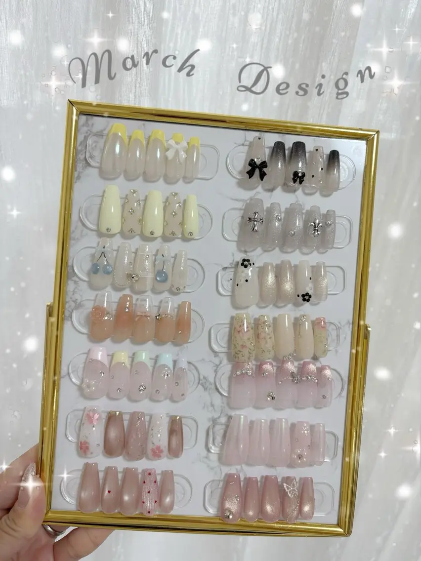 ネイル 桜ネイル フレンチネイル ハート キラキラネイル マグネットネイル ハンドネイル YM nailのネイルデザイン