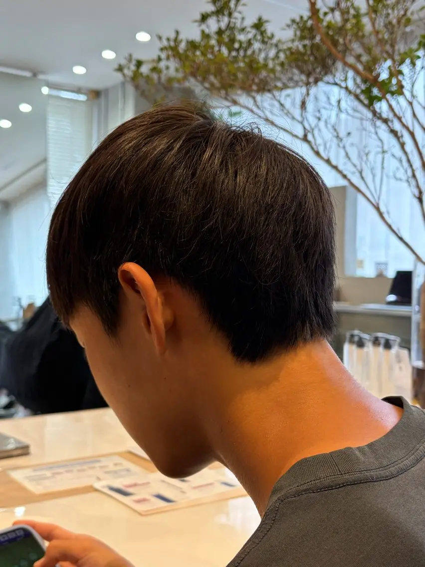 ショート 学生 カット ヘッドスパ 坂田 睦月のヘアスタイル
