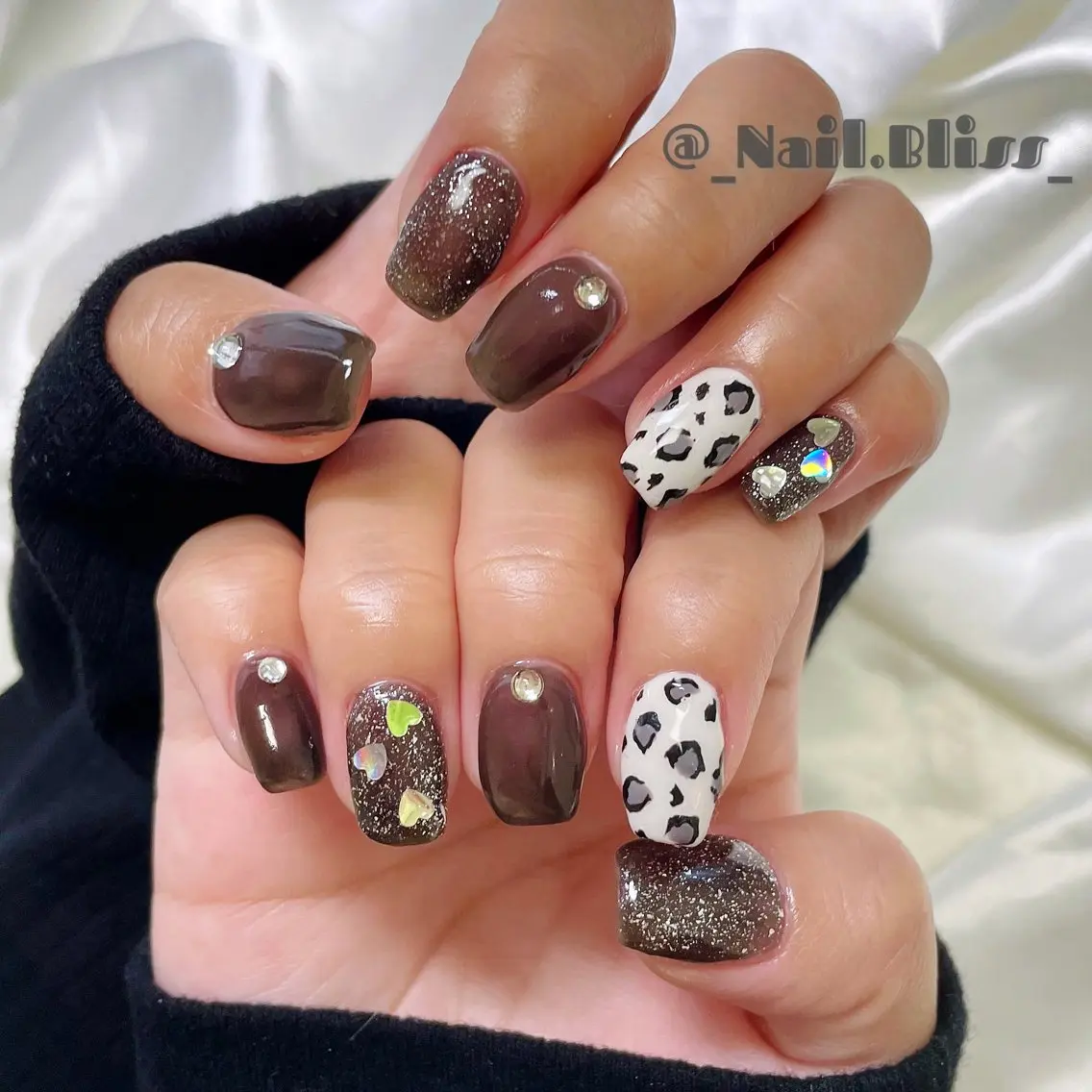 ネイル アニマル柄 ハンドネイル NAIL BLISSのネイルデザイン