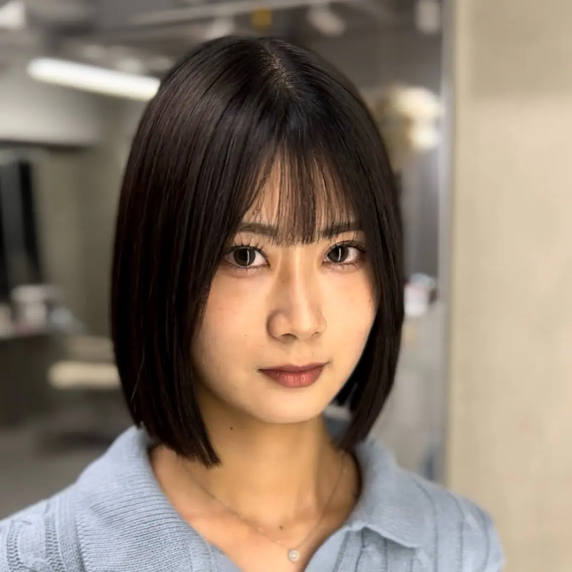 ショート カット ヘアカラー トリートメント 阿倍野/髪質改善 /縮毛矯正/坪田幸広のヘアスタイル