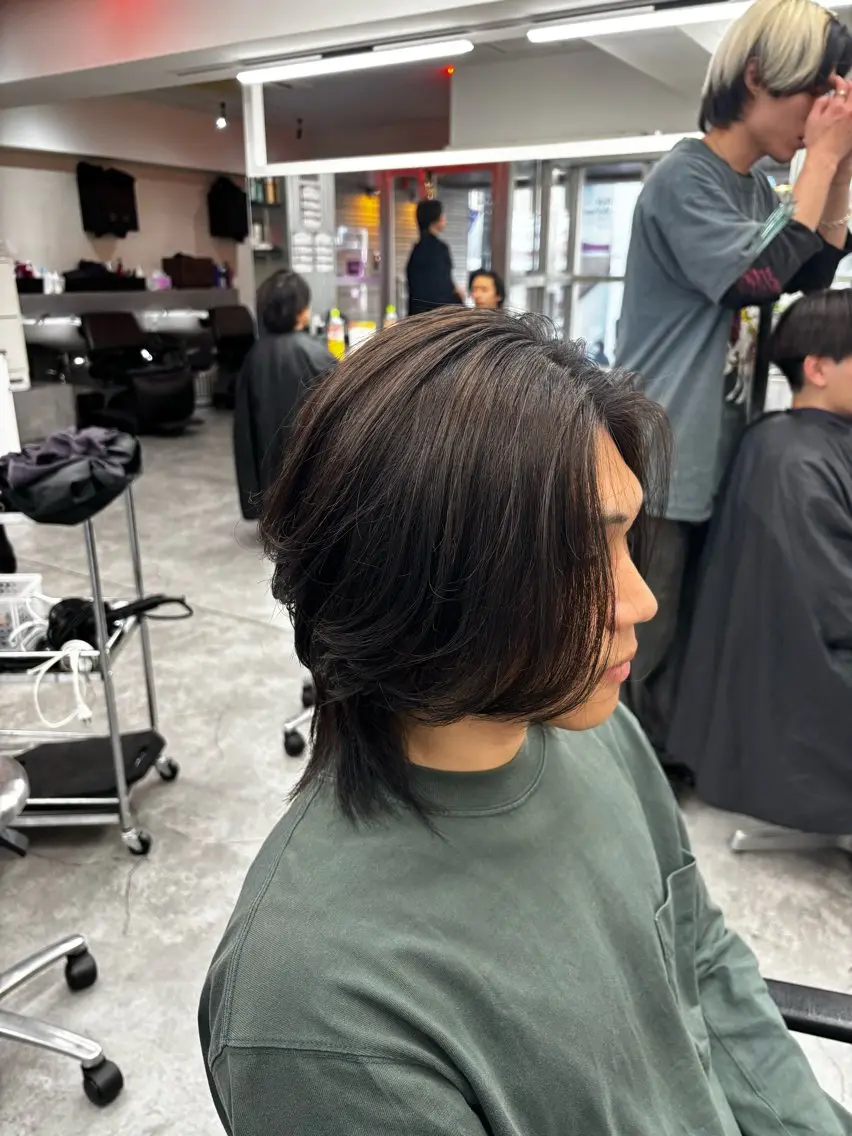 パーマ メンズ カット メンズ特化✨️ 韓国風パーマ🔥一八のヘアスタイル