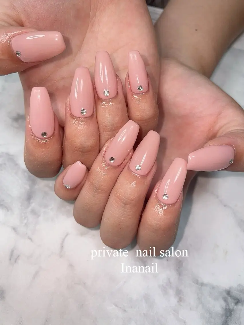 ネイル ストーンネイル ハンドネイル ✤Ina nail✤のネイルデザイン