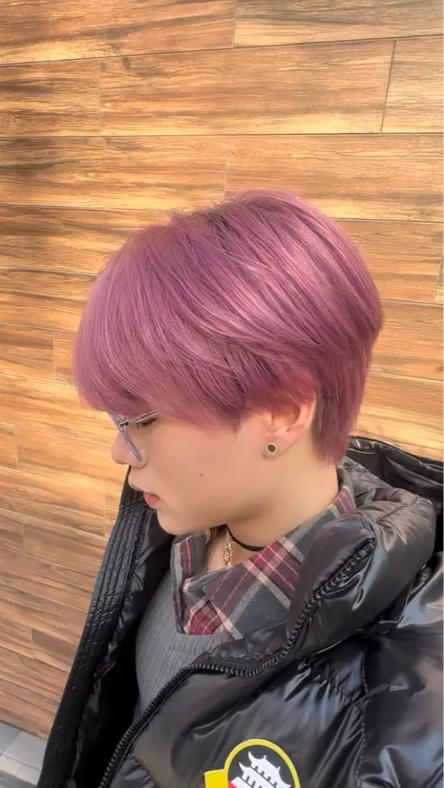 ショート メンズ メンズブリーチ メンズ韓国風 マッシュウルフ マッシュ メンズウルフカット カット ヘアカラー トリートメント 韓国メンズヘア 田城伶治のヘアスタイル