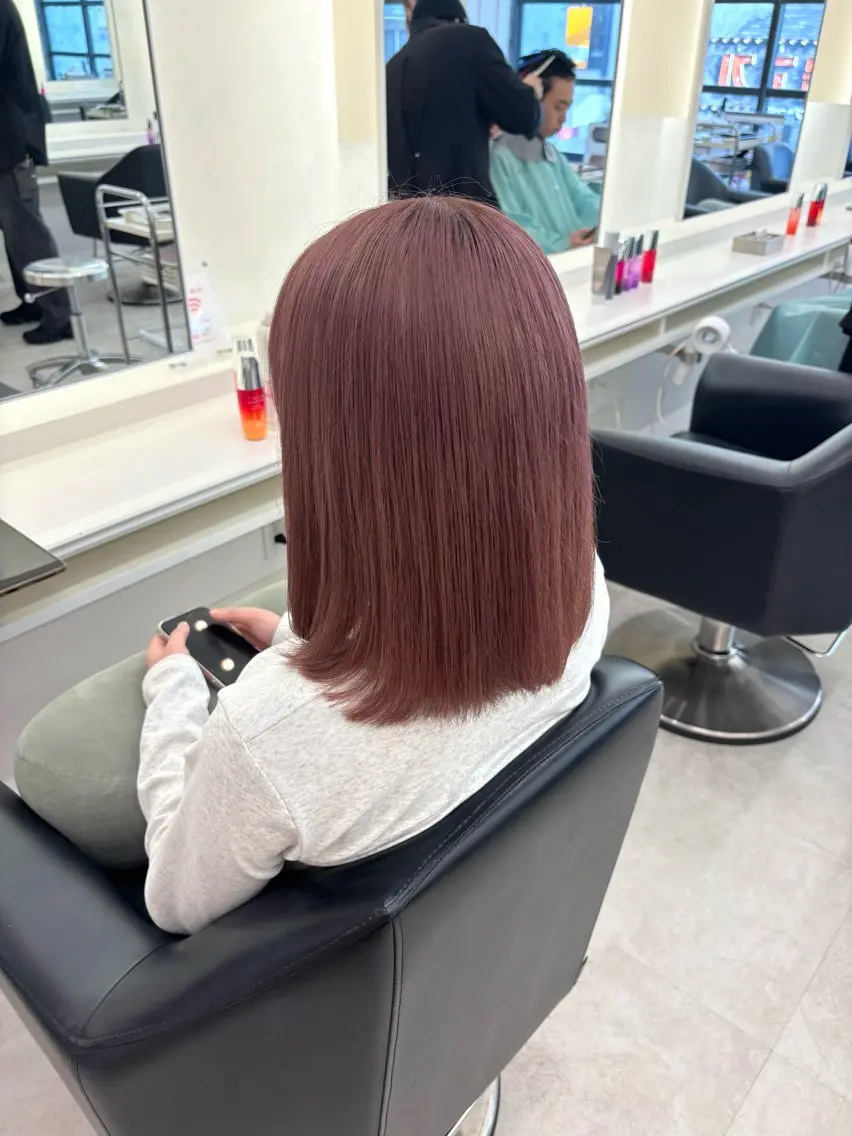 ミディアム カラー ParveMix 🤍加藤理沙のヘアスタイル