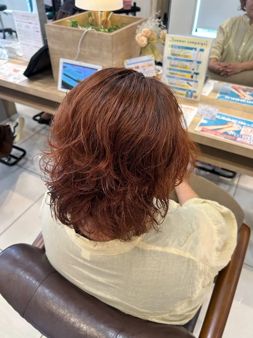 カラー 有村 実佑のヘアスタイル