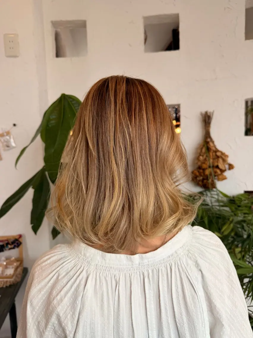 カラー ヘアカラー 🌸小掛🌸 豊橋外国人風カラーのヘアスタイル