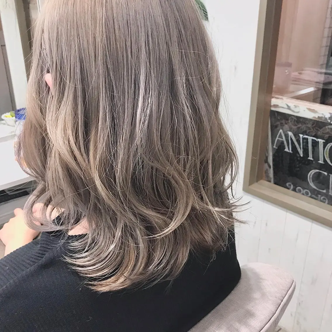 ミディアム ネモトメイナ🌿 今月末で退職しますのヘアスタイル