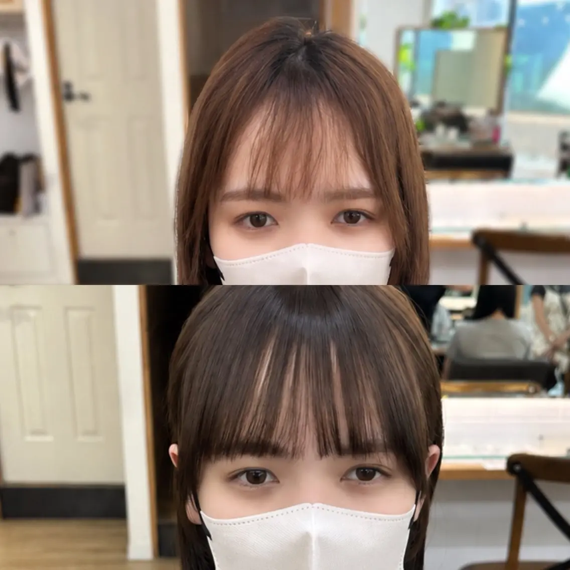 ミディアム カラー パーマ ヘアアレンジ メンズ キッズ カット ヘアカラー 縮毛矯正 骨格補正カット/ レイヤー🌿JUNのヘアスタイル
