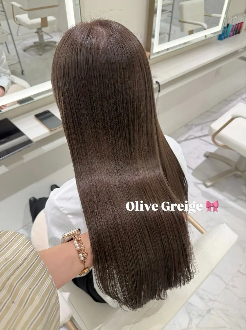 U24🎀〖 ブリーチなしのWカラーでできる大人っぽ透明感カラー👱🏻♀️ྀི🫧🤍〗➕〖 似合わせカット 〗の写真