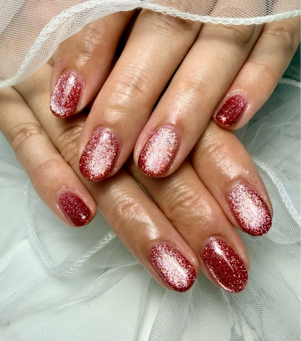 ネイル アートネイル チークネイル フラッシュネイル フラッシュマグ フレンチネイル Mai’s nailのネイルデザイン