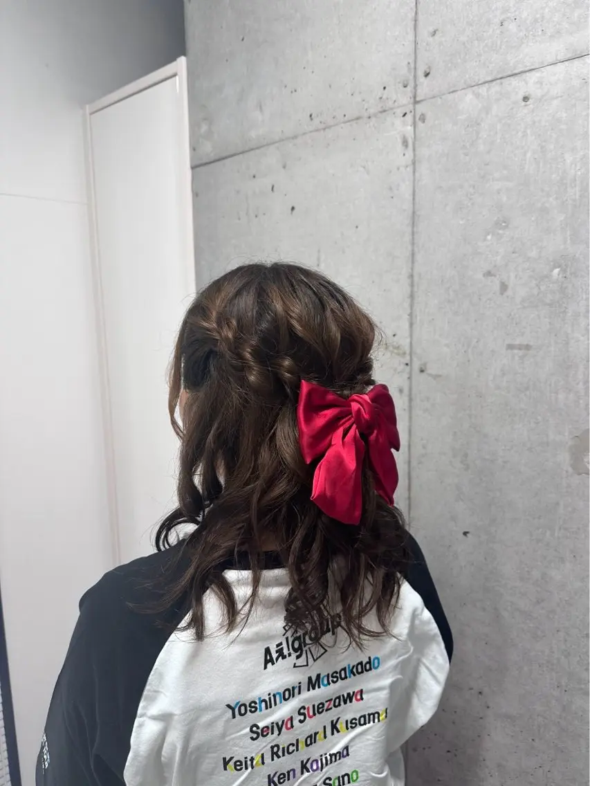 推し活ヘアアレンジ🎀【イベントやLIVEに】予約後メッセージにてイメージ画像を送ってください🙏🏻´-の写真