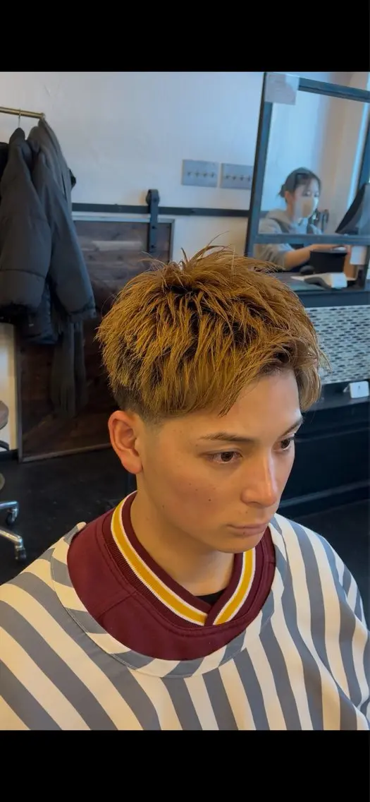 ショート メンズ パーマ特化/南保 匠のヘアスタイル