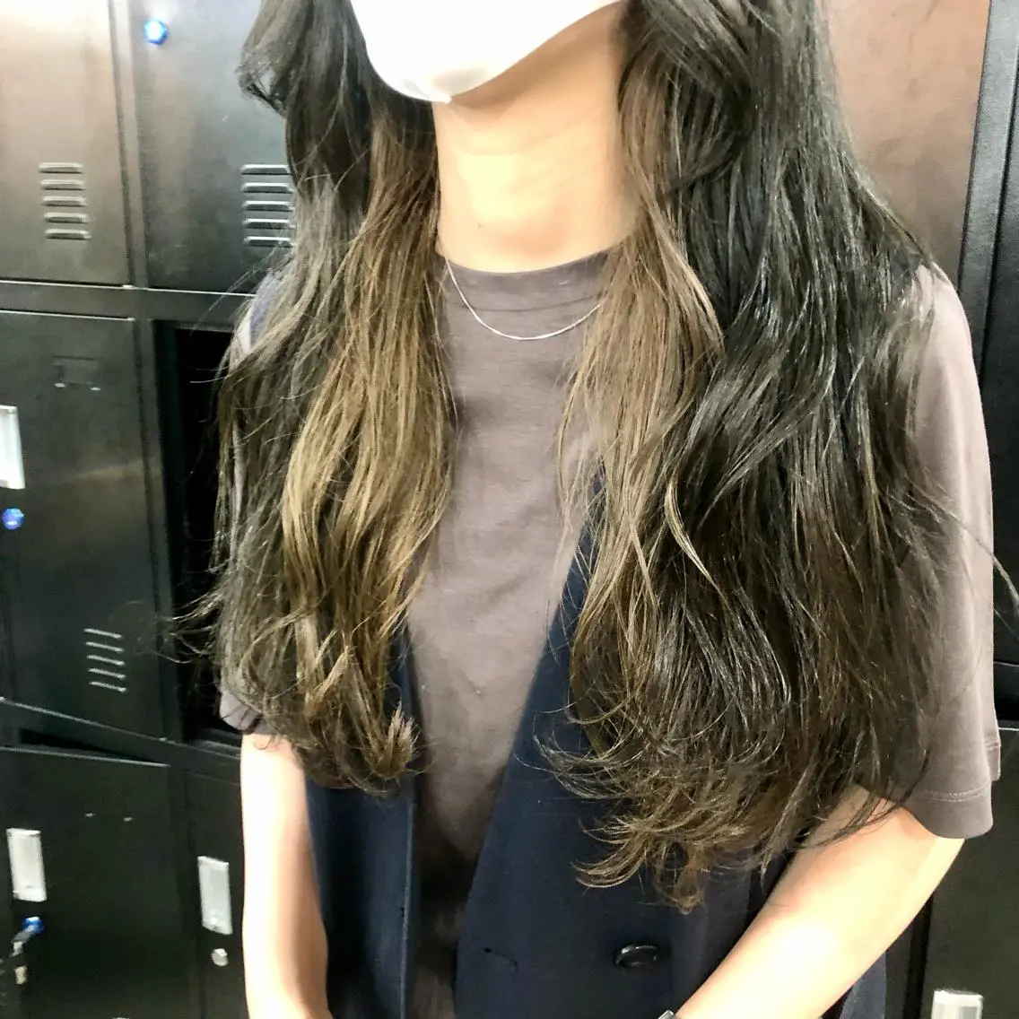 ロング カラー パーマ ヘアアレンジ メンズ キッズ ネイル マツエク・マツパ メンズバレイヤージュ メンズブリーチ メンズハイライト メンズインナーカラー メンズ韓国風 エビスザキレン/メン ズ/心斎橋🌳のヘアスタイル
