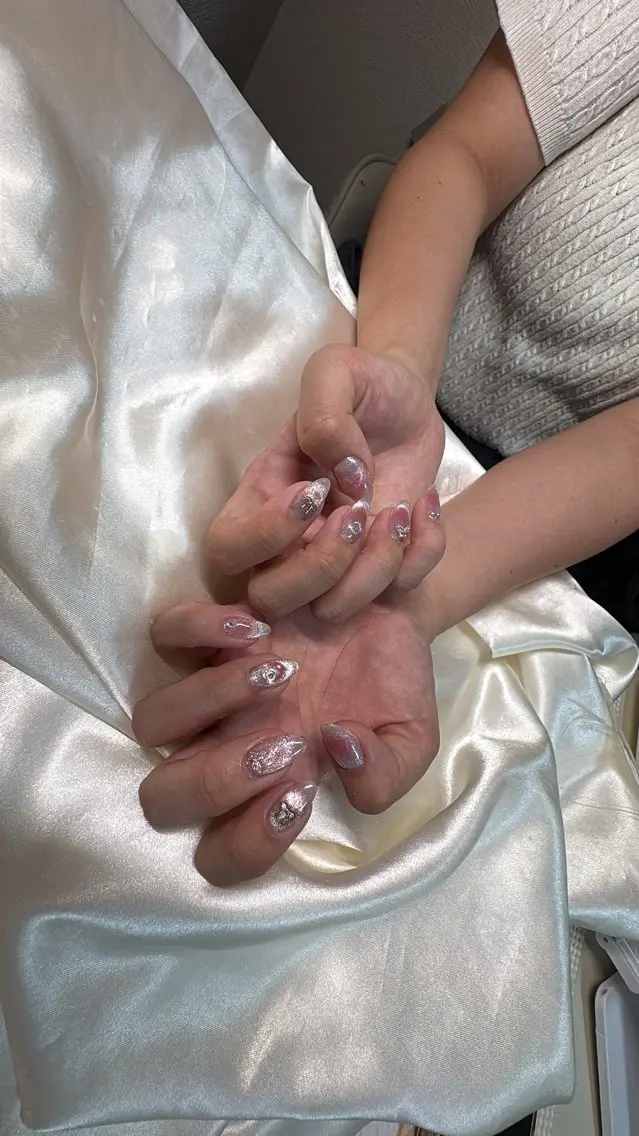 ネイル 韓国ネイル 持ち込み ニュアンスネイル ネイルチップ ROSE ANA CHUO 本川越のネイルデザイン