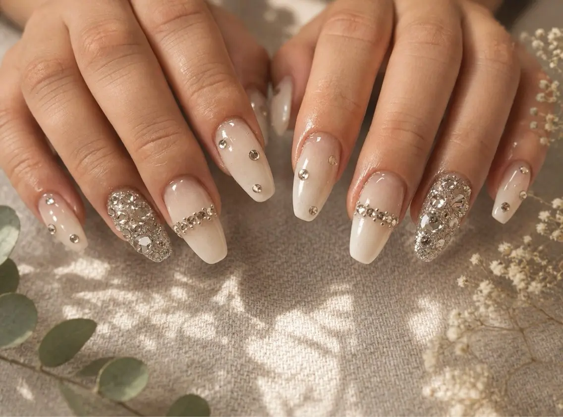 ネイル グラデーション ホワイト Nailsalon Rのネイルデザイン