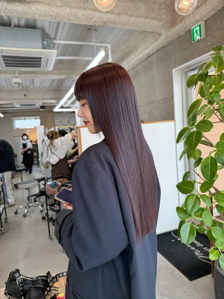 ロング カラー ヘアカラー トリートメント 八谷 将平のヘアスタイル