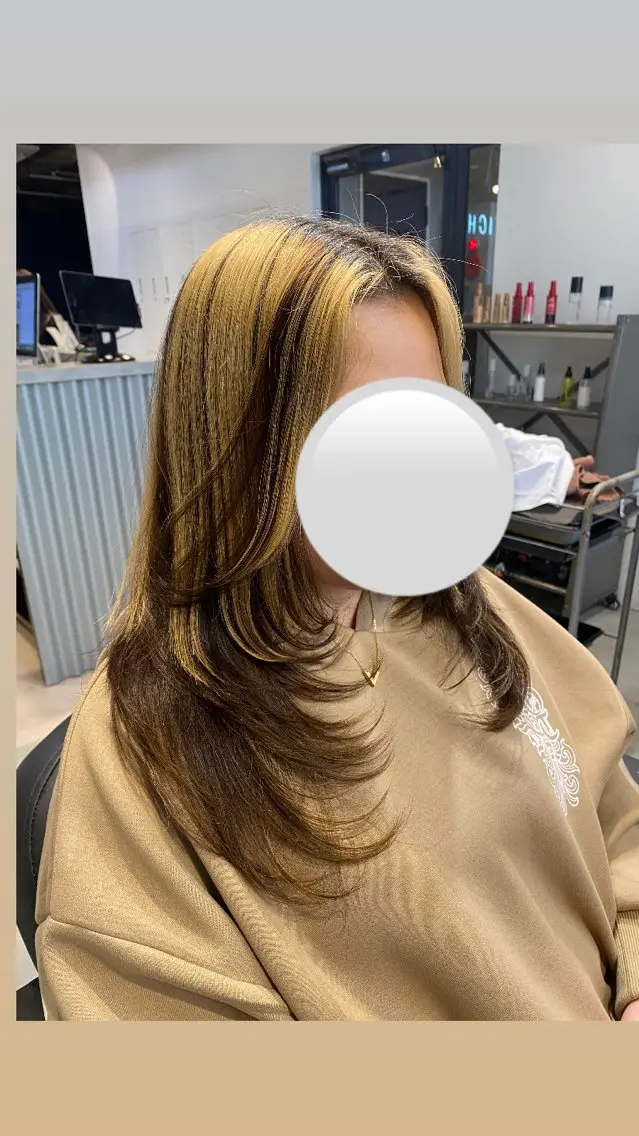 ロング レイヤーカット 🍒ナチュラルカラー /ボブ🍒kaedeのヘアスタイル
