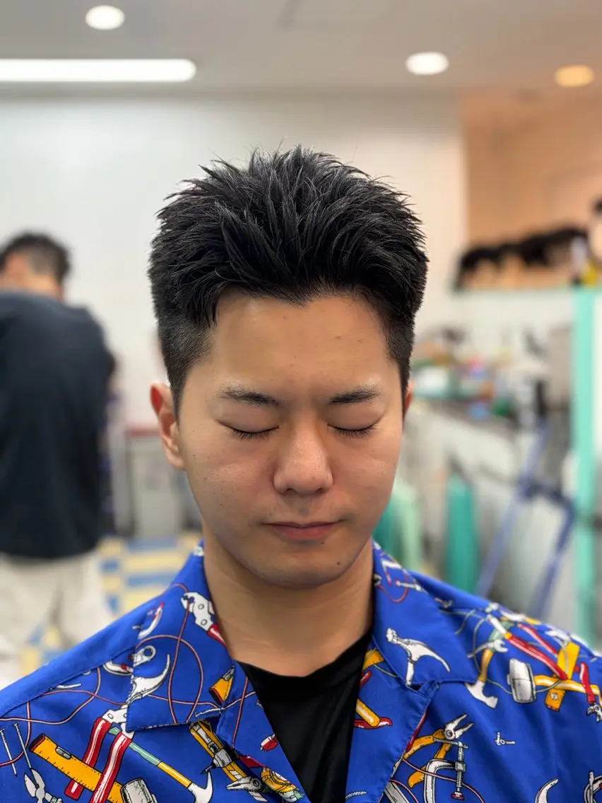 ショート メンズ ショートヘア 【メンズ特化】理容師 シュウトのヘアスタイル