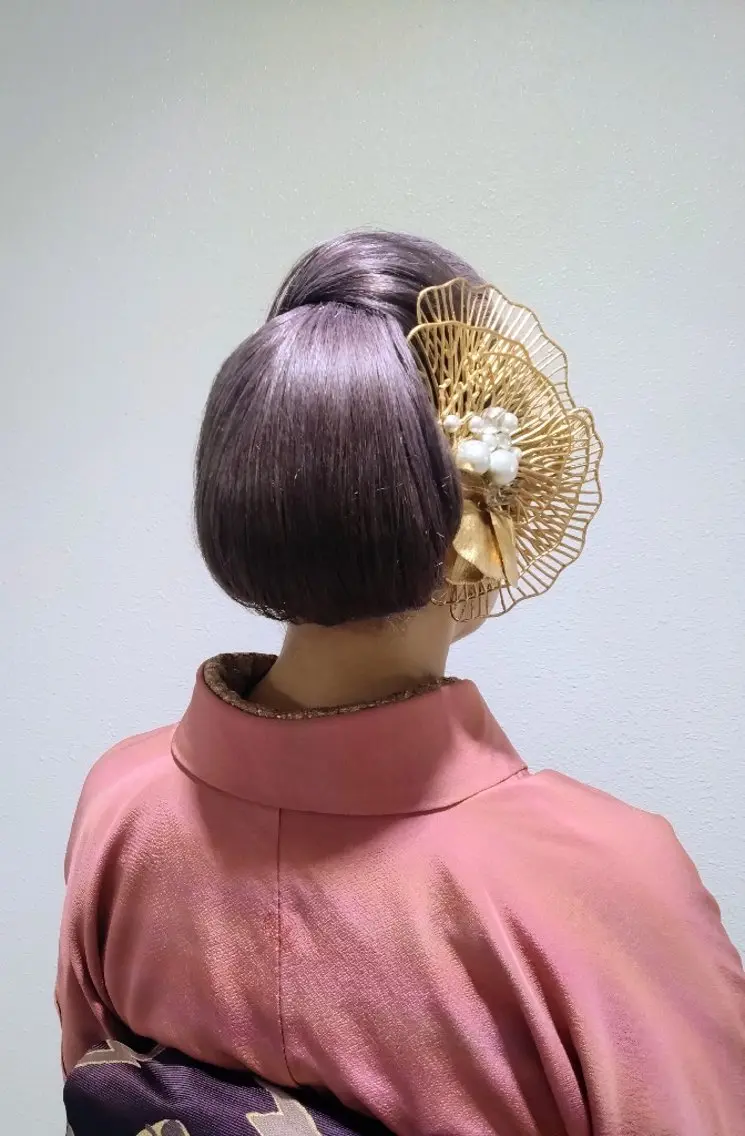 ロング ヘアアレンジ ヘアセット Hair&Make  Delight*のヘアスタイル
