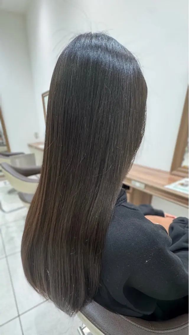 縮毛矯正(前髪縮毛も🙆♀️)🤍🤍施術時間3時間半の写真