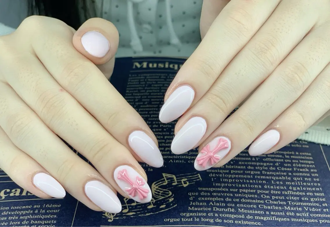 ネイル ジェルネイル 韓国ネイル ニュアンスネイル パラジェル ワンホンネイル Kaori Nailのネイルデザイン