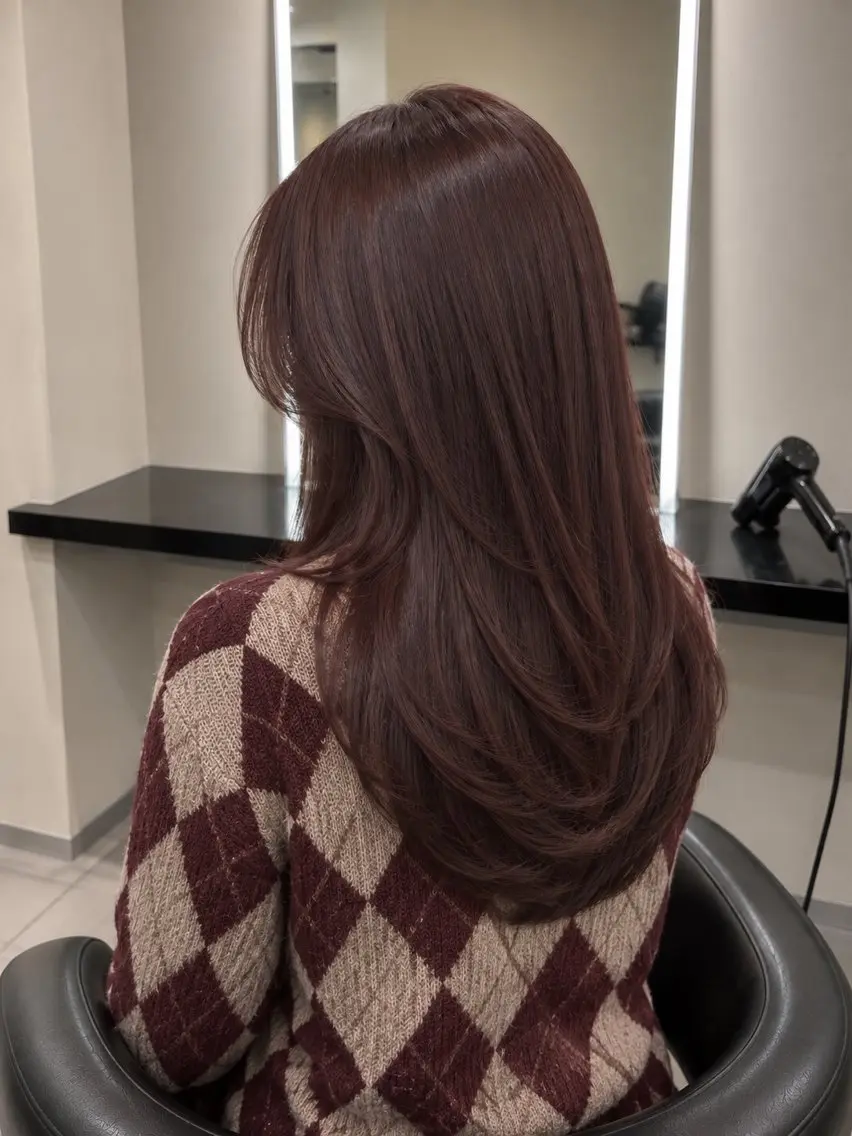 ミディアム カラー ブラウンカラー トリートメント 🌈ウルトワ水素 髪質改善naru🌈のヘアスタイル