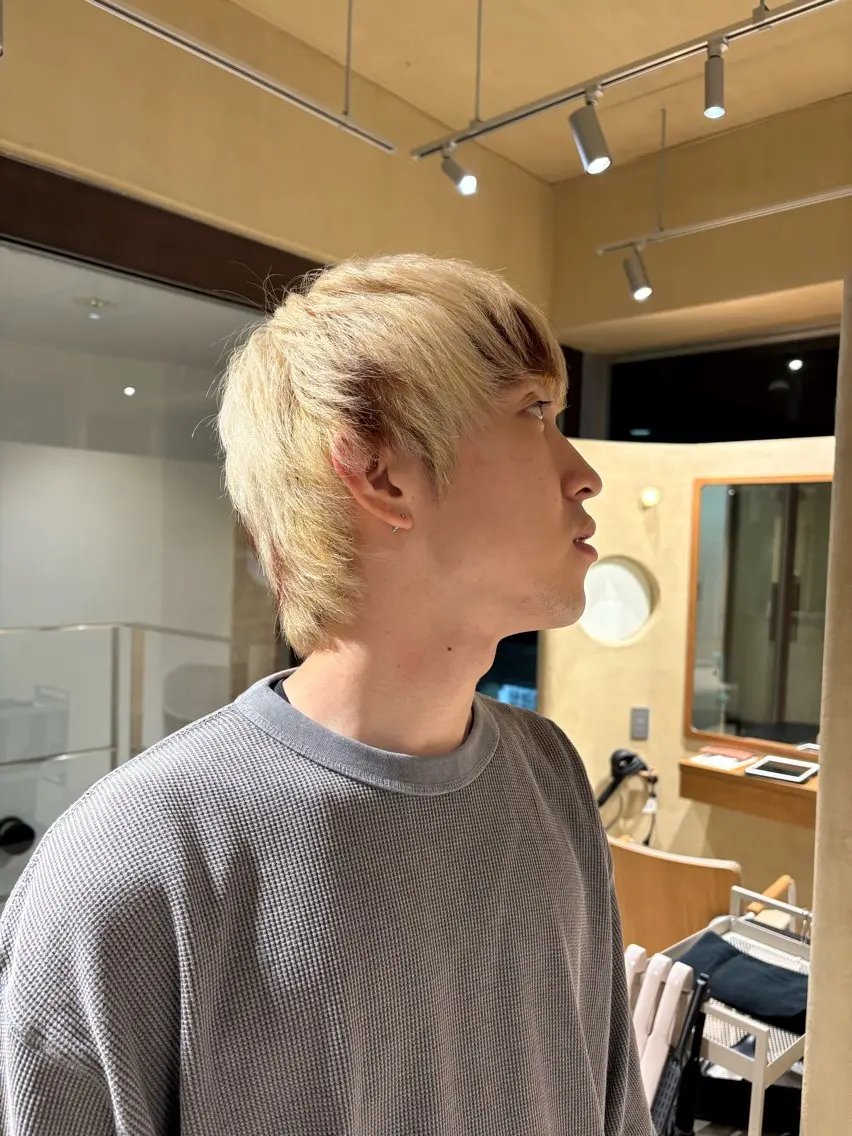 カラー メンズ ヘアカラー 中目黒 akaneのヘアスタイル