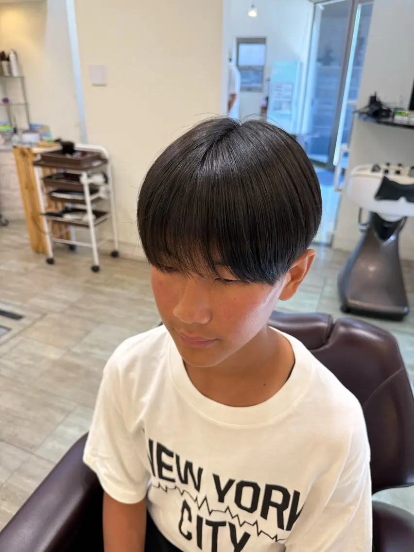 ショート メンズ マッシュ シースルーマッシュ ツーブロック 刈り上げ カット 永井 天斗のヘアスタイル