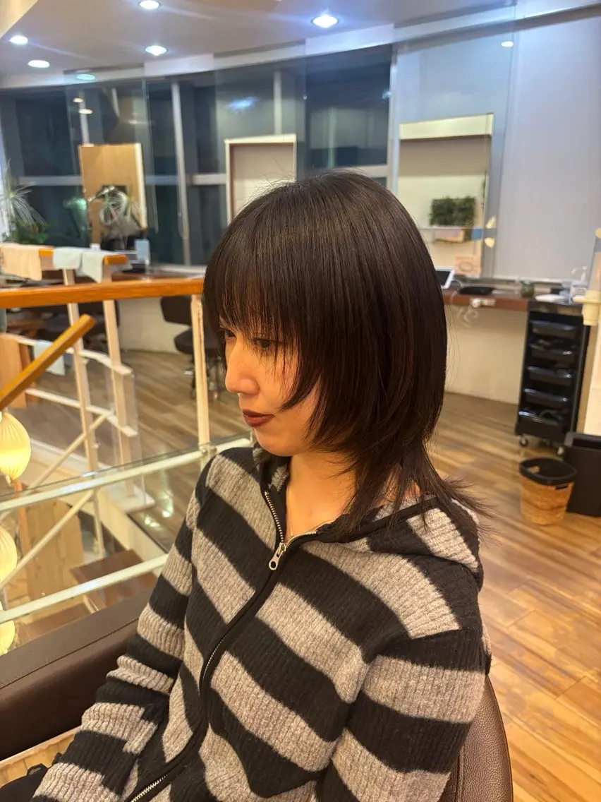 ミディアム ヘッドスパ 登威吹 /似合わせカラーのヘアスタイル