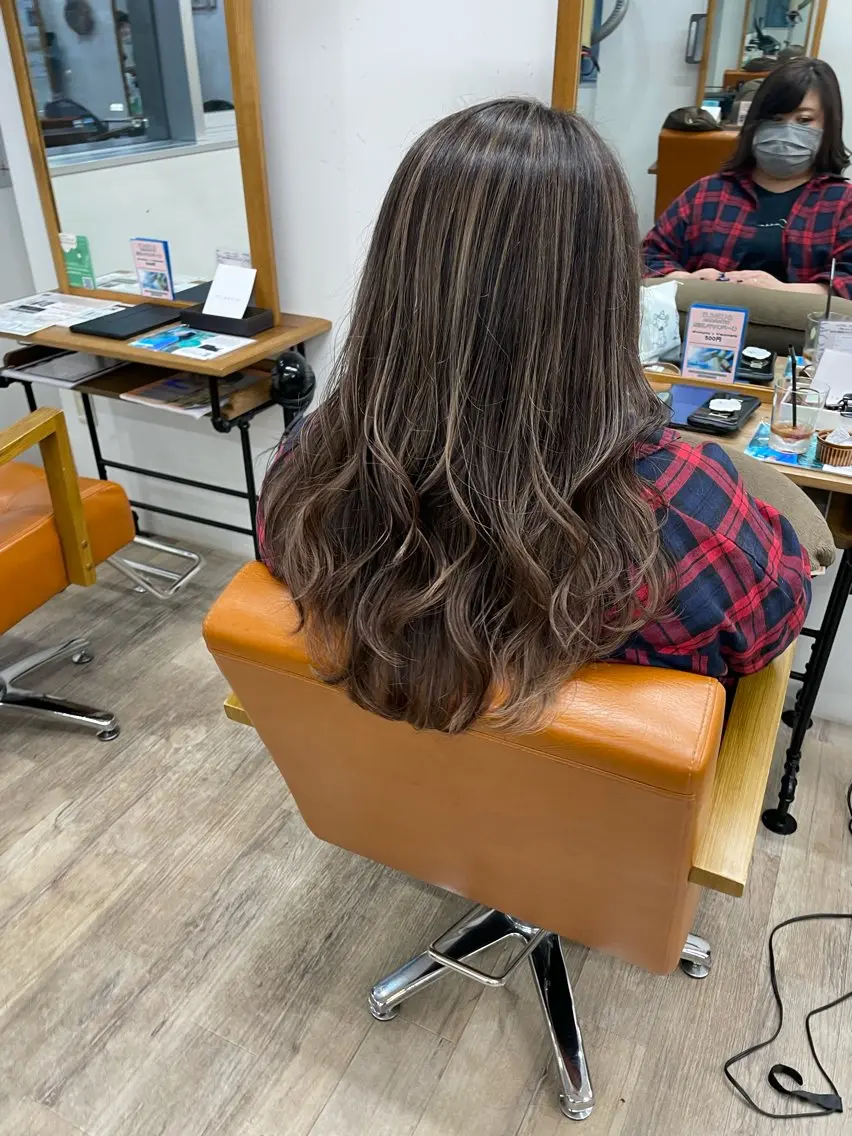 ロング 大木 光明のヘアスタイル